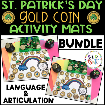 Preview of ST. PATRICK'S DAY GOLD COIN SMASH MATS BUNDLE (ARTICULATION & LANGUAGE)