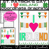 ST. PATRICK'S DAY - I HEART IRELAND Coordinate Graphing My
