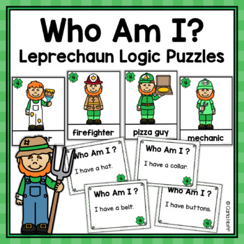 Preview of ST. PATRICK'S DAY   12 Leprechaun Logic Puzzles for Beginners