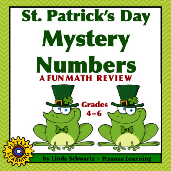 Preview of ST. PATRICK'S DAY MYSTERY NUMBERS • Multi-Step Math Review