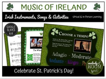 Preview of ST. PATRICK'S DAY: Music of Ireland (GOOGLE SLIDES)