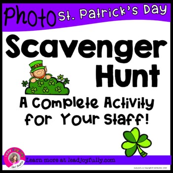 Preview of ST PATRICK'S DAY Photo Scavenger Hunt for Staff