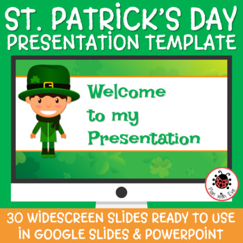 Preview of ST. PATRICK'S DAY PowerPoint/Google SlidesTemplate | 30 slides ready! Ireland