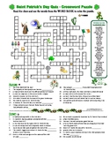 ST. PATRICK'S DAY QUIZ - Crossword Puzzle with Clues/Defin