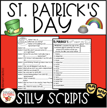 Preview of ST. PATRICK'S DAY Silly Scripts - A "Mad Libs" Style Script