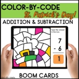 ST. PATRICKS  DAY ADDITION SUBTRACTION BOOM CARDS