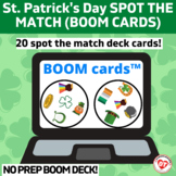 ST. PATRICKS DAY SPOT THE MATCH BOOM CARDS : OT / SLP visu