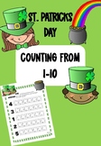 ST. PATRICKS DAY themed counting activities (1-10)