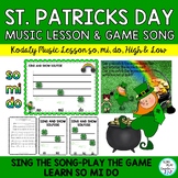 St. Patrick's Day Music Lesson and Game Song: "Can You Cat