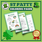 St. Patty's Day Coloring Pages | St Patty's day Art Craft