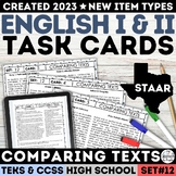 STAAR High School Compare & Contrast Passages Task Cards P