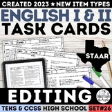 STAAR High School Editing Practice Task Cards Revising & E