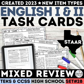 Preview of High School ELA Test Prep Reading Comprehension Passages Questions STAAR Review