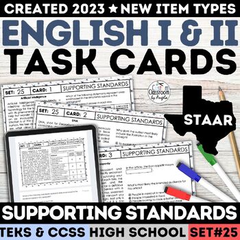 Preview of STAAR Supporting Standards Reading Comprehension Exit Ticket Multiple Choice