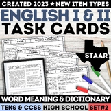 STAAR Word Meaning, Context Clues, & Dictionary Task Cards