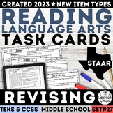 STAAR Revising & Editing Task Cards Activities Stations Qu