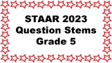 STAAR 2023 Question Stems Grade 5