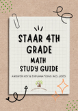 STAAR 4th Grade Math Study Guide (ANWSER KEY & EXPLANATION