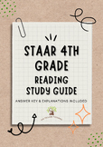 STAAR 4th Grade Study Guide Bundle (ANWSER KEY & EXPLANATI