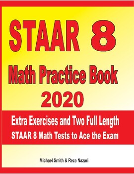 Preview of STAAR Grade 8 Math Practice Book 2020