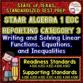 STAAR ALGEBRA 1 EOC Review Reporting Category 3 TEST PREP