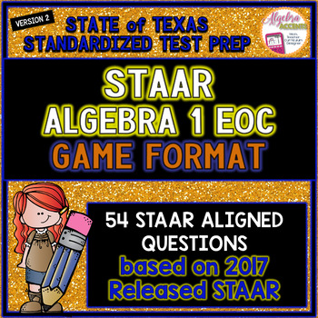 Preview of ALGEBRA 1 STAAR EOC Review Game