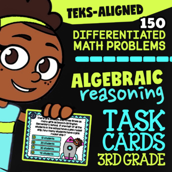 Preview of Algebraic Reasoning | TEKS 3.5A 3.5B 3.5C 3.5D 3.5E | TEK-Aligned 3rd Grade Math