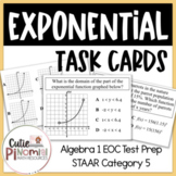 Exponential Functions Task Cards - Algebra I EOC (STAAR) T