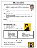 STAAR Depth of Knowledge Trifold