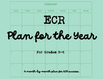 Preview of STAAR ECR Yearly Plan