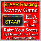STAAR ELA Reading Review Game I Grades 6 - 8