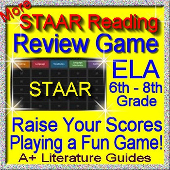 Preview of STAAR Reading Review Game V Grades 6 - 8