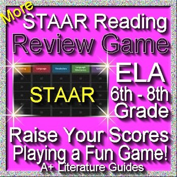 Preview of STAAR Reading Review Game VI Grades 6 - 8