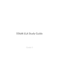 STAAR ELA Study Guide 5th Grade