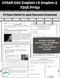 STAAR EOC English 1/2 - Test Prep - Prison Reform and Seco