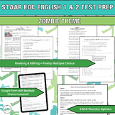 STAAR EOC English 1/2 Test Prep - Rev/Editing + Zombie Blu
