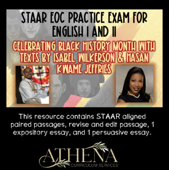 Preview of STAAR/EOC Practice Exam:  Honoring Diverse Voices