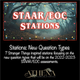 STAAR/EOC Stations: New Question Types-- Stranger Things Themed