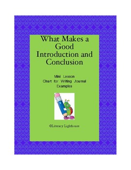 Preview of STAAR EXPOSITORY WRITING: What Makes a Good Introduction and Conclusion