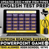 STAAR English I & II Fiction PowerPoint Jeopardy Game | Re
