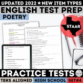 STAAR Poetry Practice Passage Analysis Worksheet Elements 