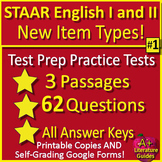 STAAR 2.0 English I and II Reading Practice Tests Redesign