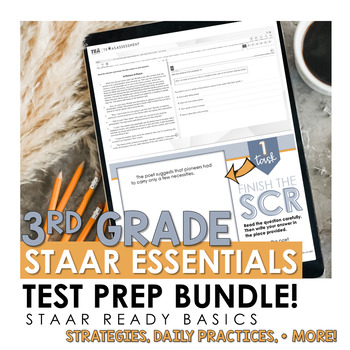 Preview of STAAR Essentials - 3rd Grade Test Prep Bundle