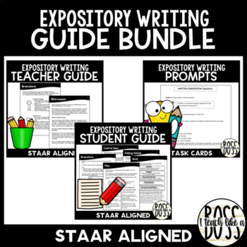 Preview of STAAR Expository Writing Guide Bundle
