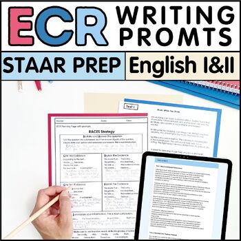 Preview of STAAR Extended Constructed Response ECR Prompts, Checklist, Strategy High School