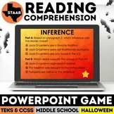 STAAR Halloween Non-Fiction Reading Comprehension PowerPoint Game
