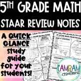 STAAR Math Review - 5th Grade