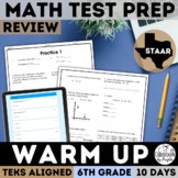 STAAR 6th Grade Math Review & Daily Warm Up Practice & Qui