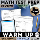 STAAR Math Review | 6th Grade | Daily Warm-up for Google Forms™