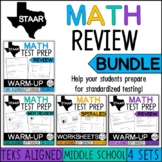 STAAR Math Review Bundle | Print & Digital